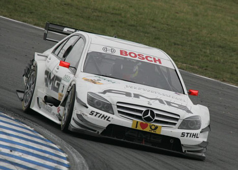 Paul di Resta landede på pladsen lige uden for podiet, på 4. pladsen, som bedst placerede Mercedes Benz kører.